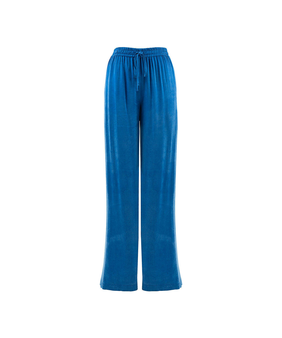 Tie-Waist Wide-Leg Trousers