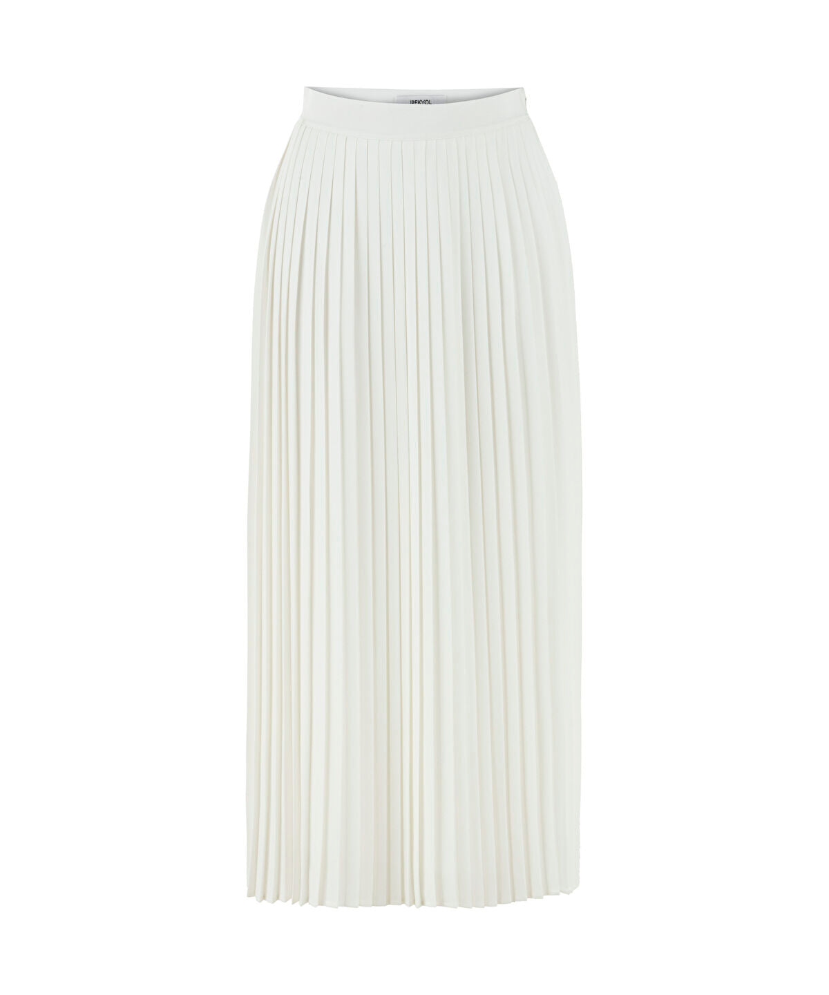 Zoomed Pleated Midi Skirt