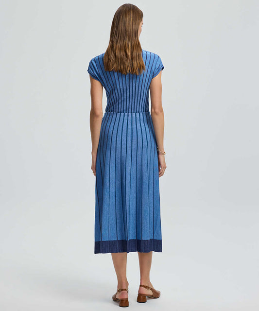 Contrast Trim Knit Skirt