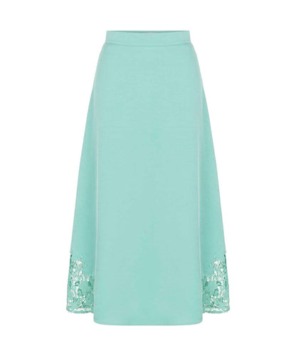 Lace Hem Skirt