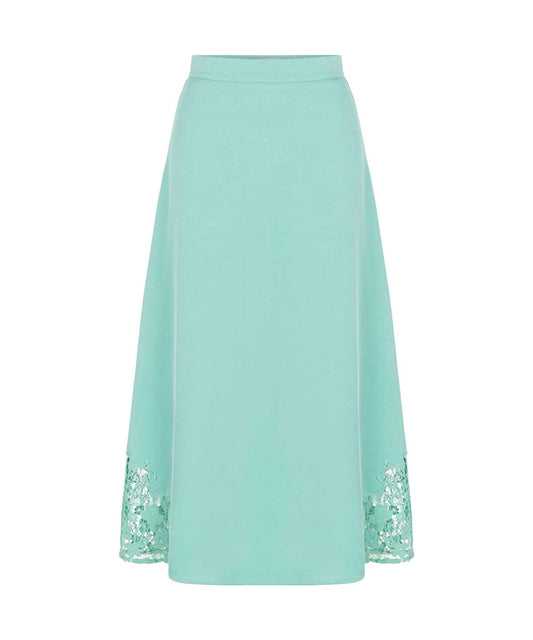 Lace Hem Skirt