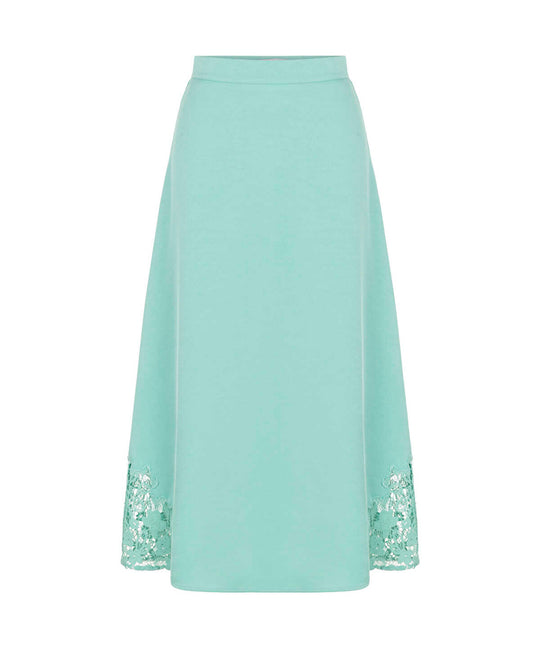 Lace Hem Skirt