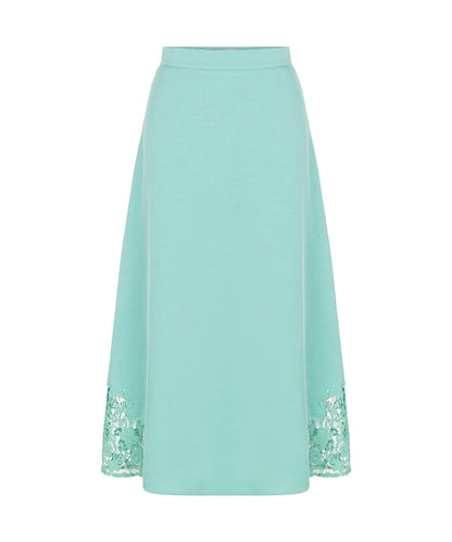 Lace Hem Skirt
