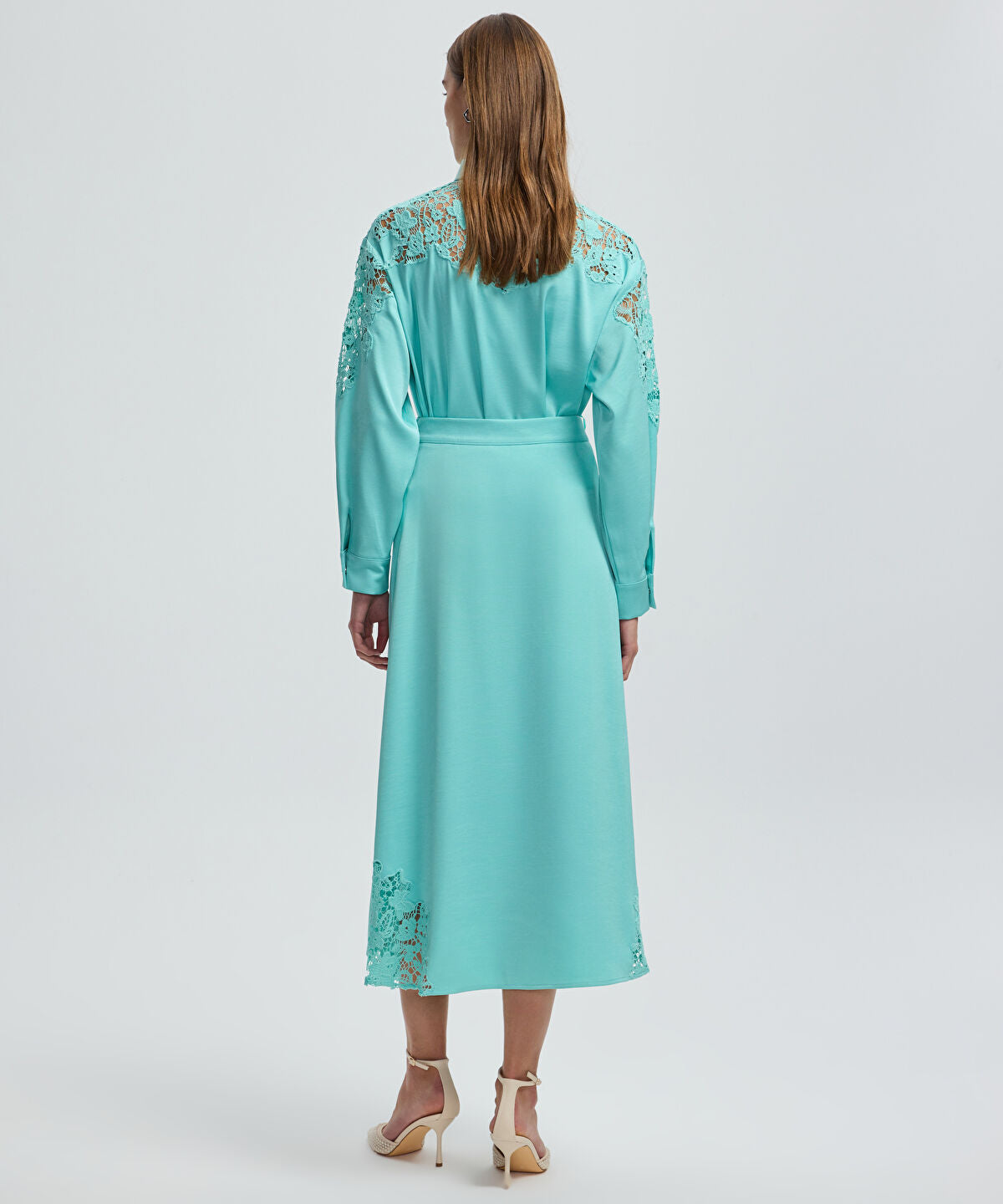 Lace Hem Skirt