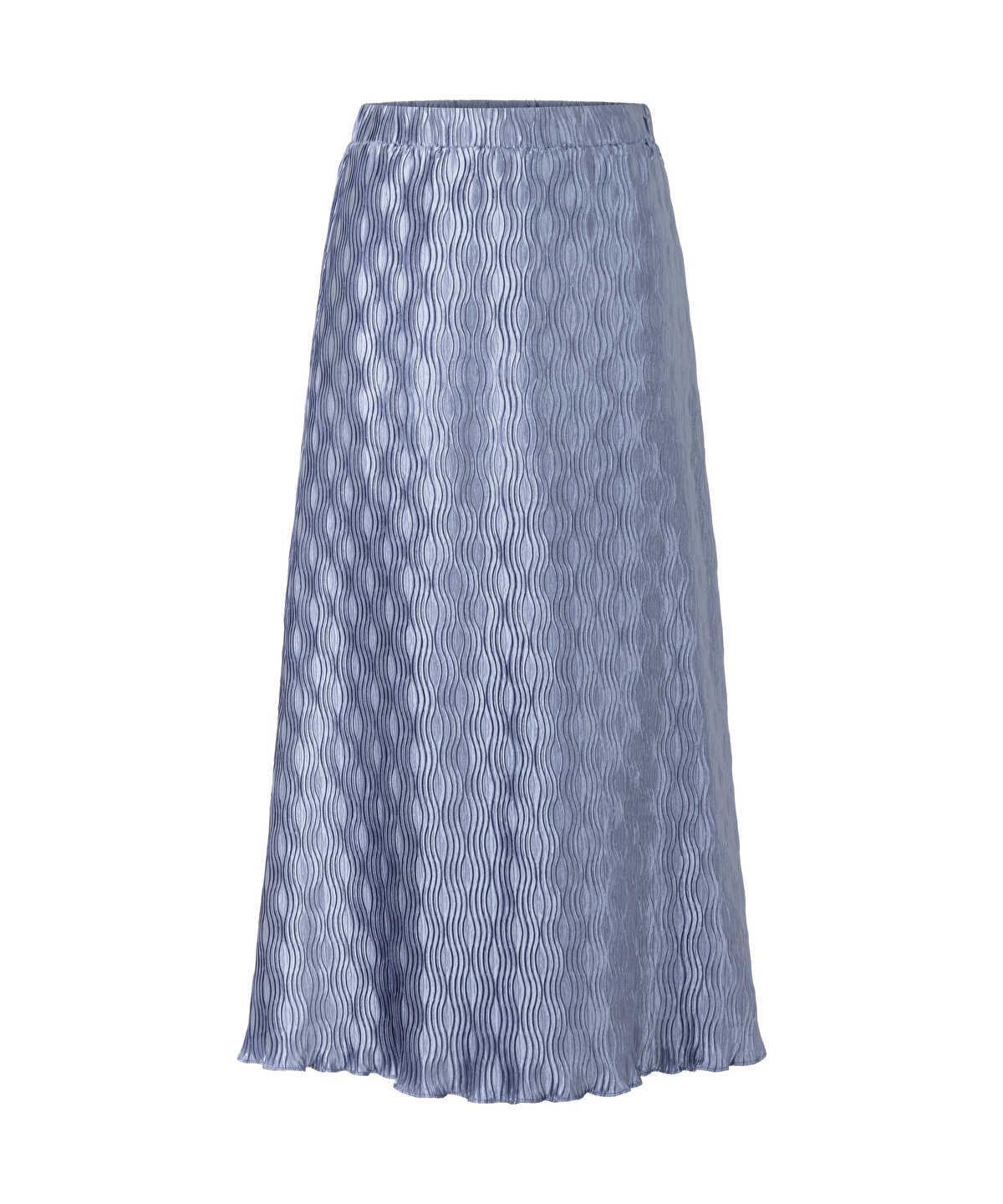 Zoomed Textured Midi Skirt