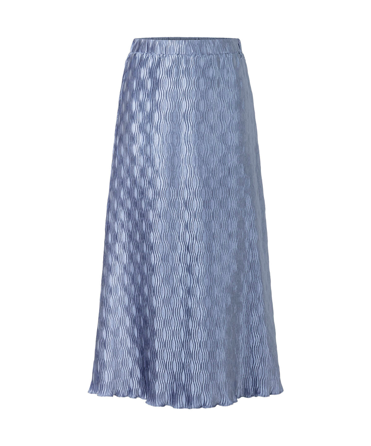 Zoomed Textured Midi Skirt