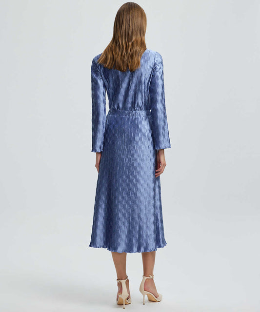 Textured Midi Skirt