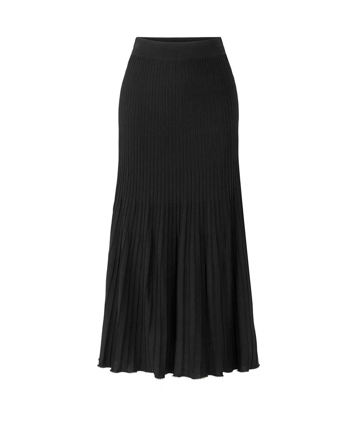 Zoomed Embellished Knit Skirt
