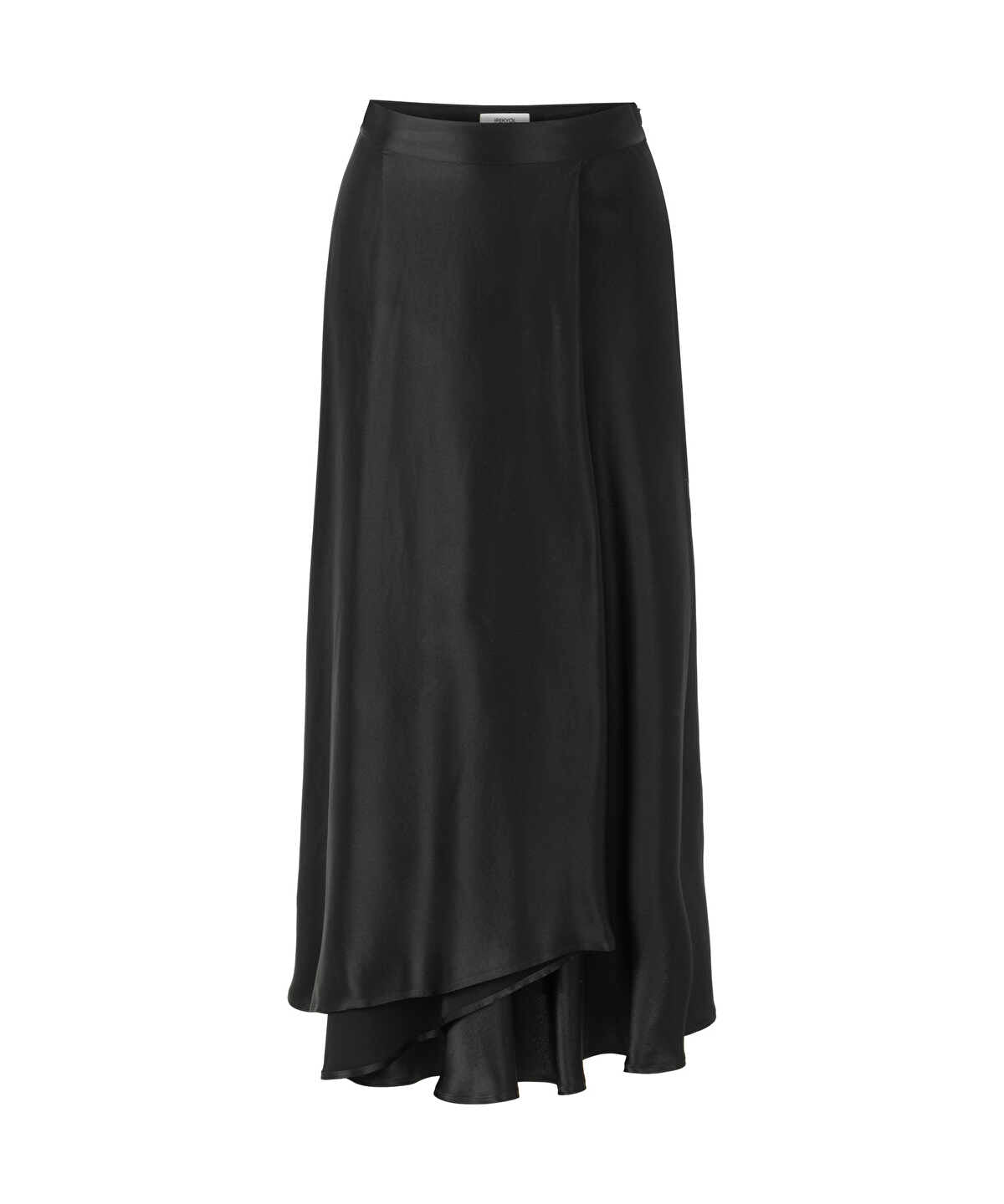 Satin Midi Skirt