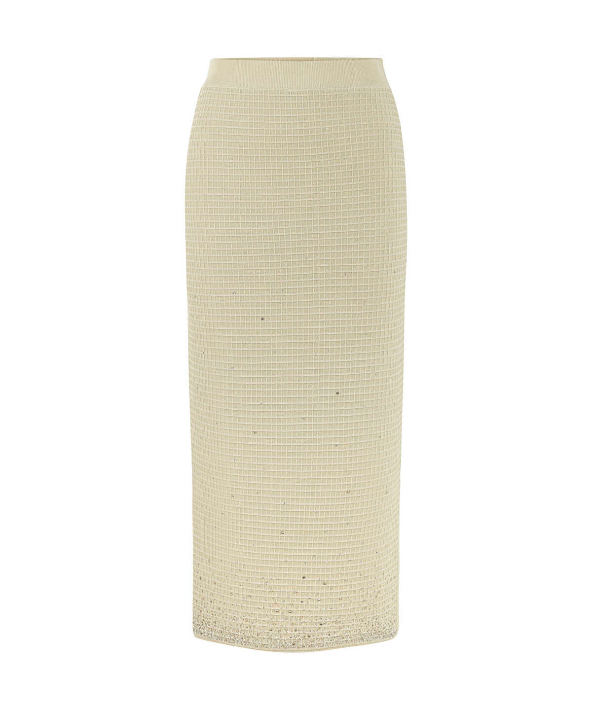 Rhinestone Knit Skirt