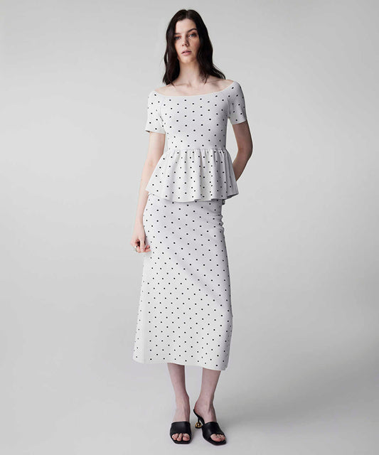 Polka-Dot Skirt