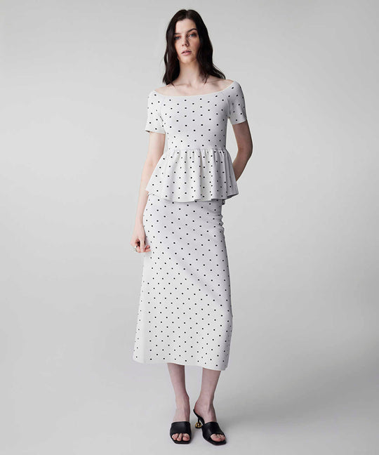 Polka-Dot Skirt