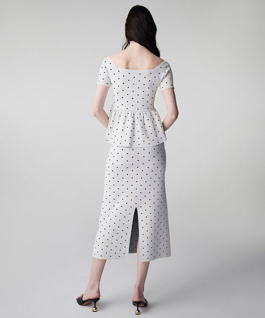 Polka-Dot Skirt