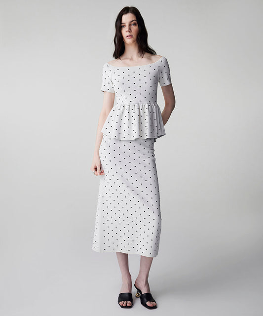 Polka-Dot Skirt