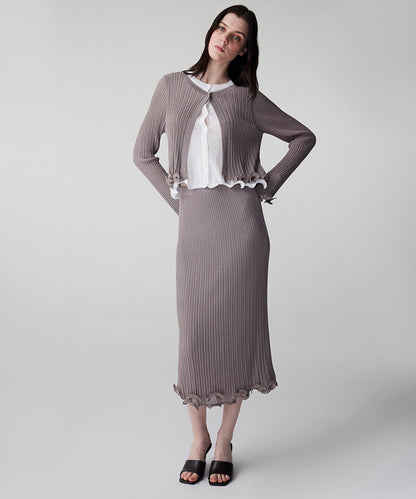Layered Knit Skirt