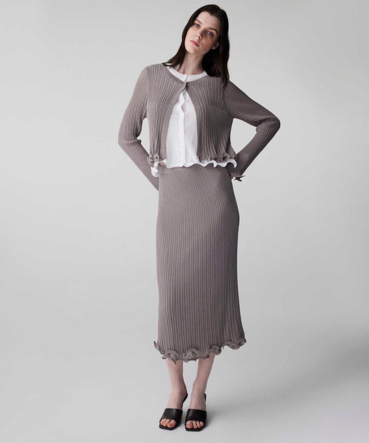 Layered Knit Skirt