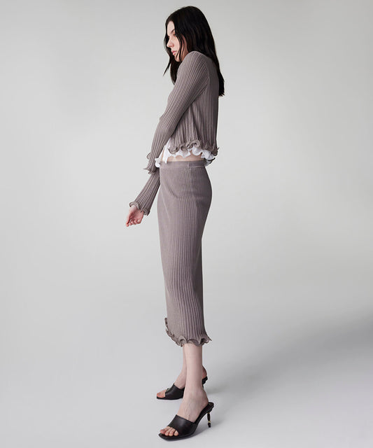 Layered Knit Skirt