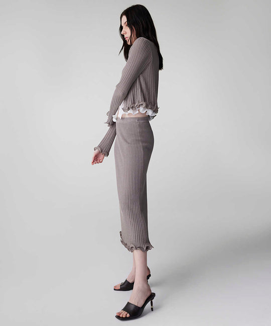 Layered Knit Skirt
