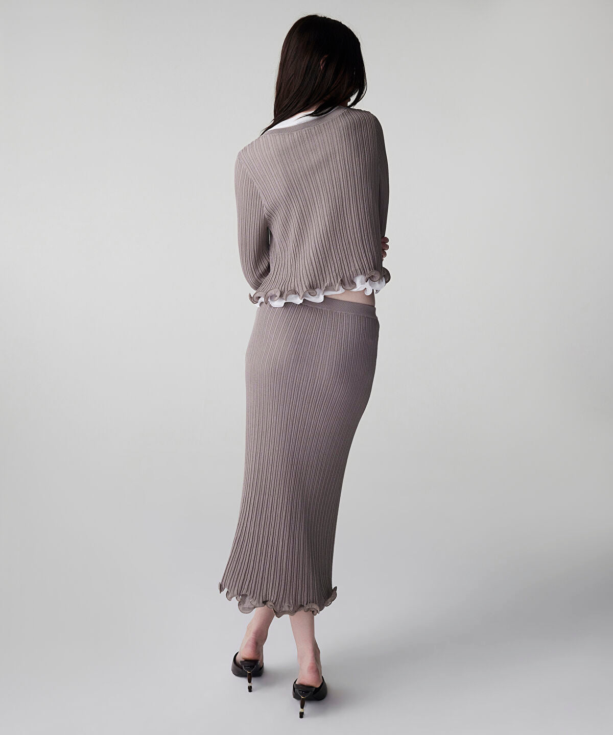 Layered Knit Skirt