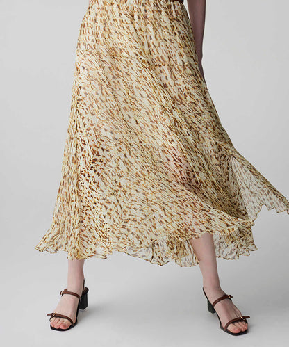 Printed Viscose Skirt