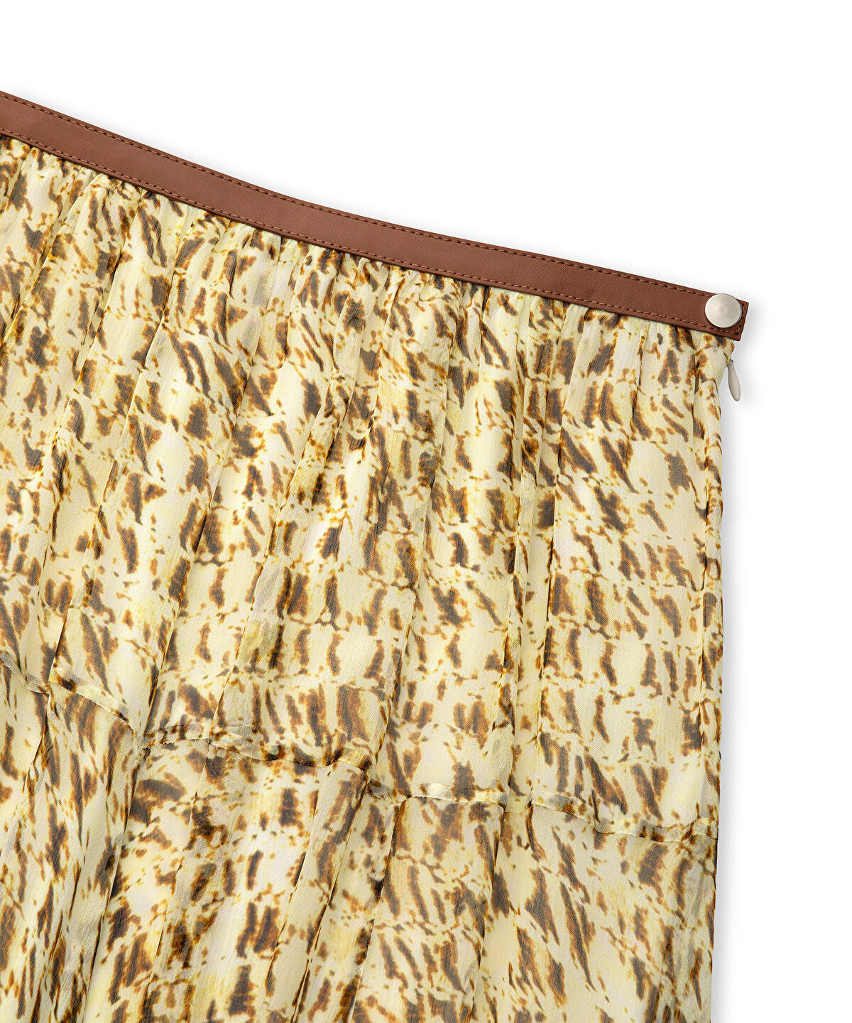 Zoomed Printed Viscose Skirt