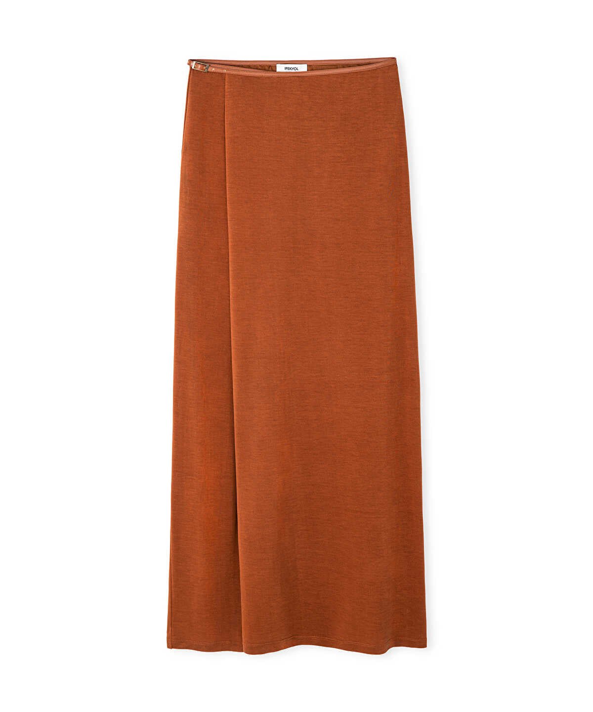 Contrast Trim Maxi Skirt