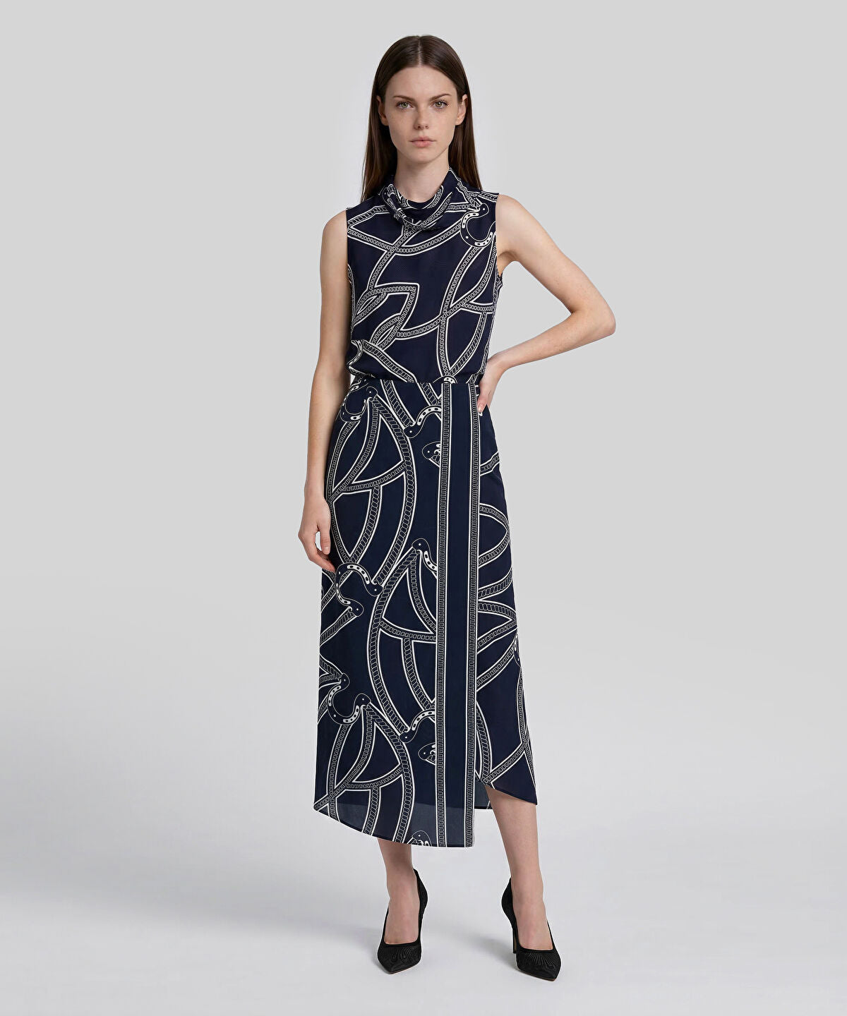 Printed Viscose Skirt