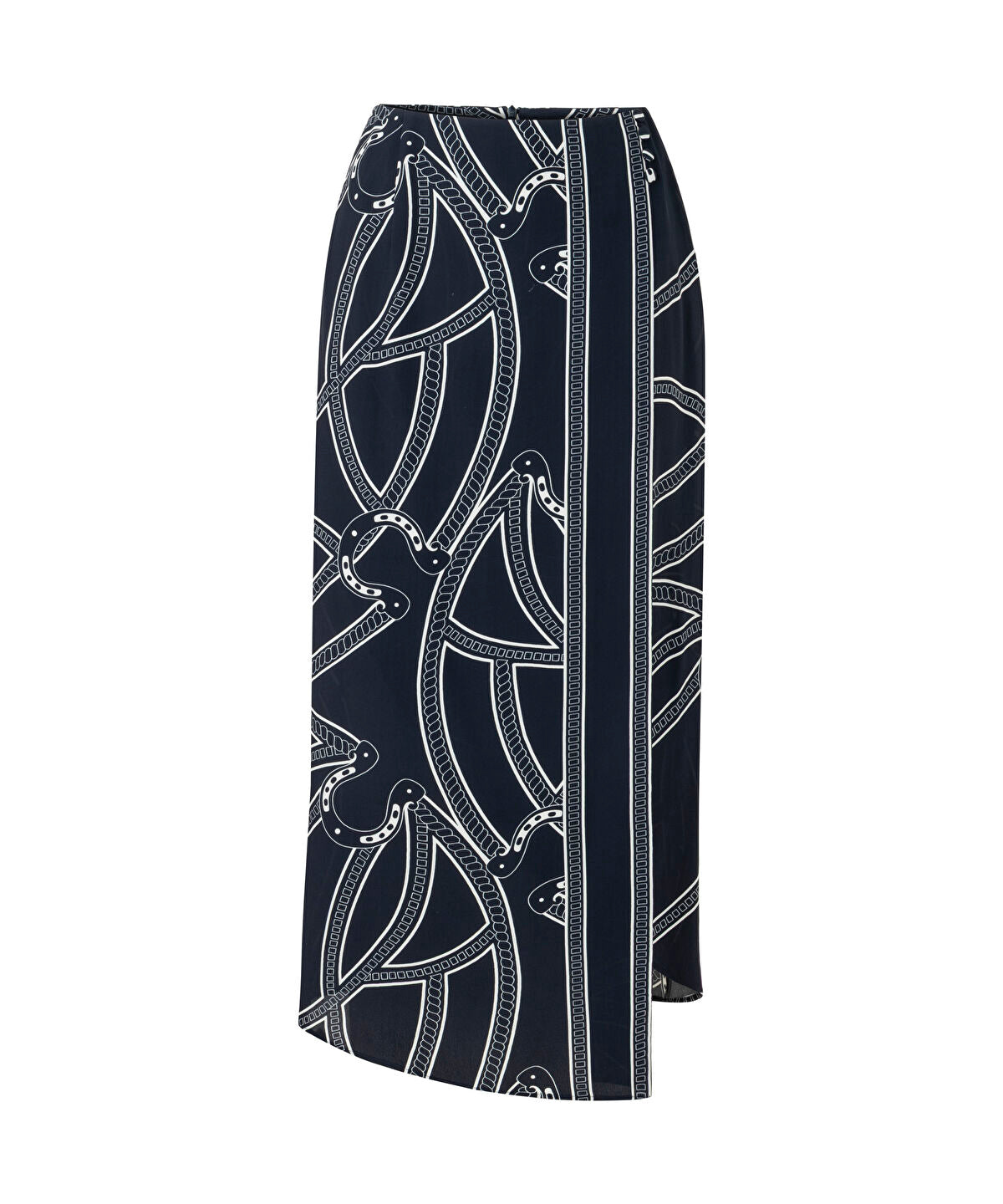 Zoomed Printed Viscose Skirt