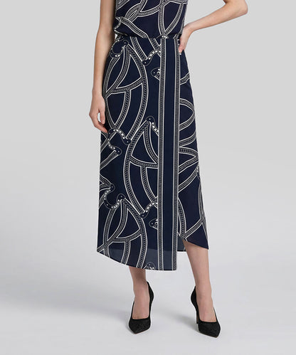 Printed Viscose Skirt