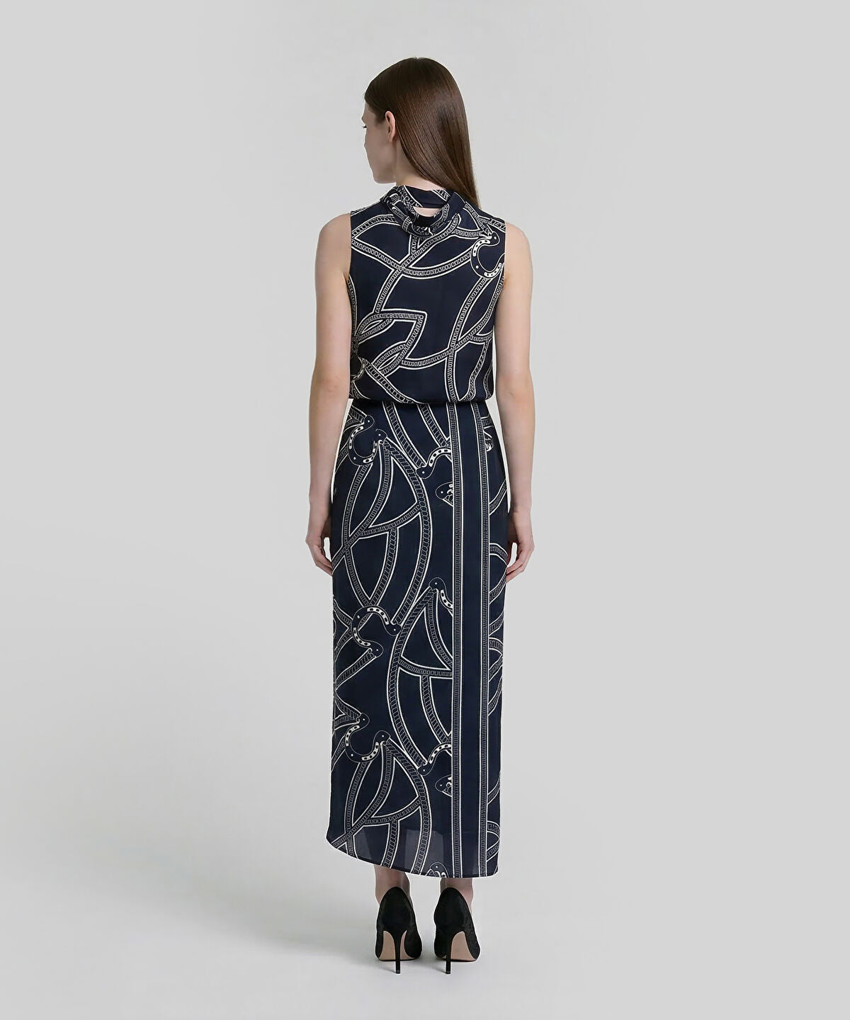 Zoomed Printed Viscose Skirt