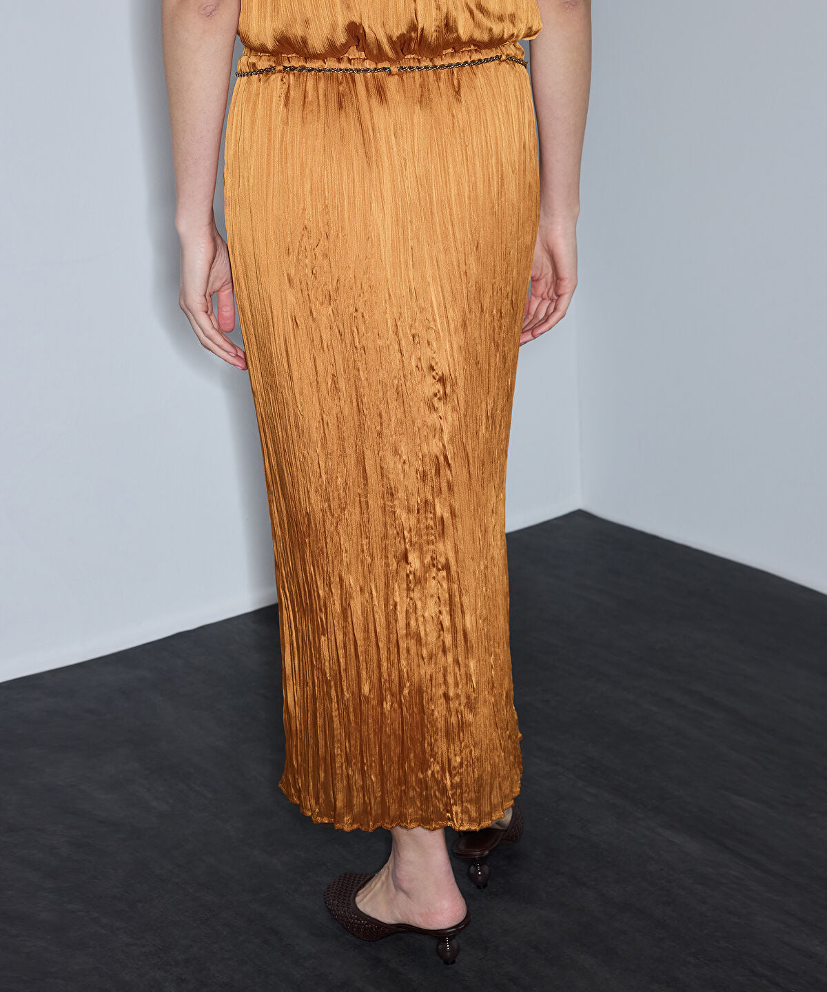 Zoomed Belted Skirt