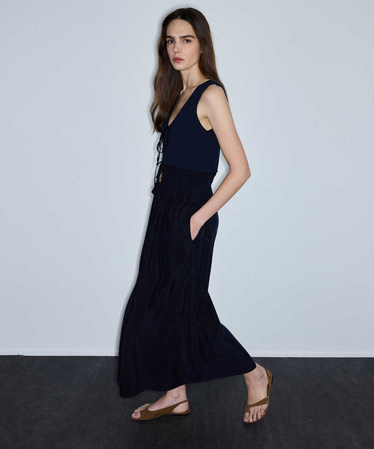 Elastic Waist Skirt