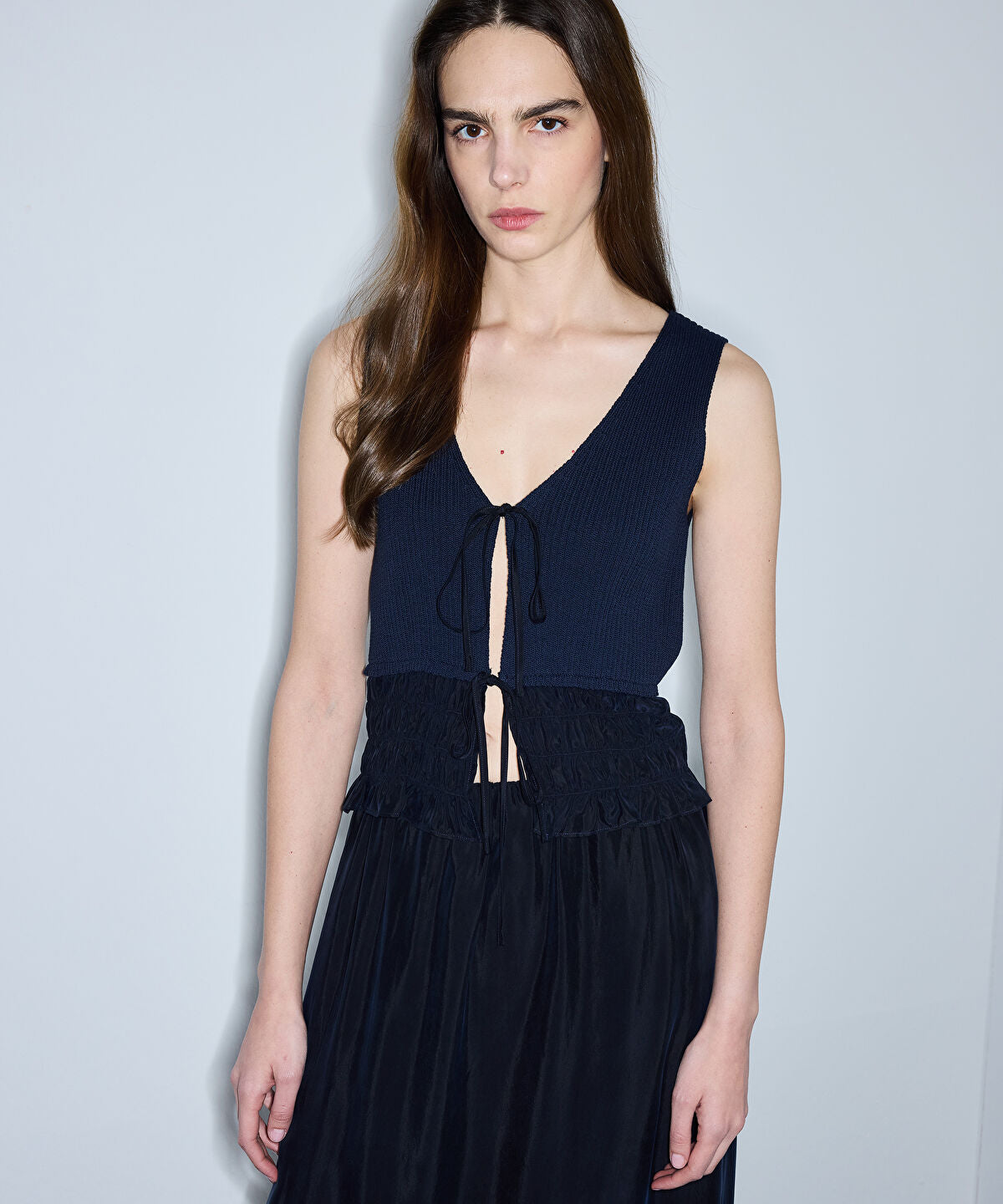 Zoomed Elastic Waist Skirt