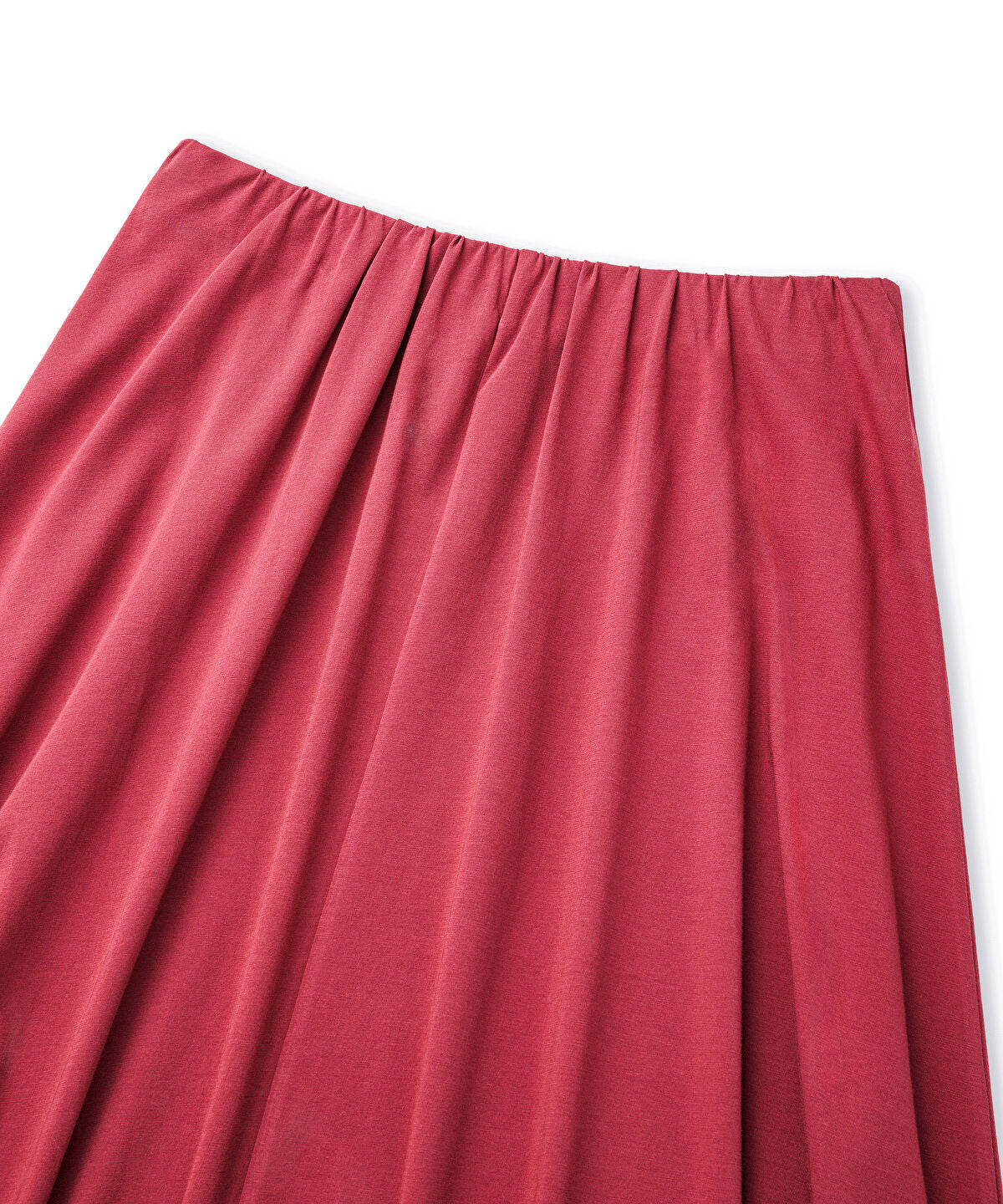 Zoomed Elastic Waist Maxi Skirt