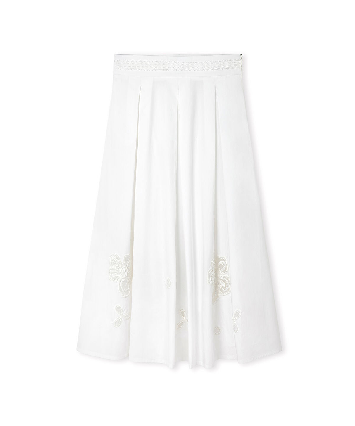 Embellished A-Line Skirt