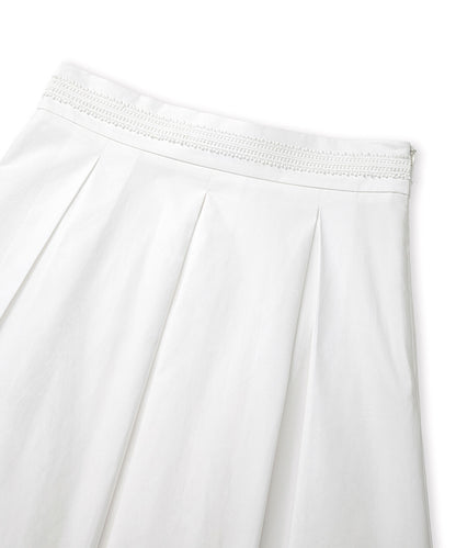Embellished A-Line Skirt