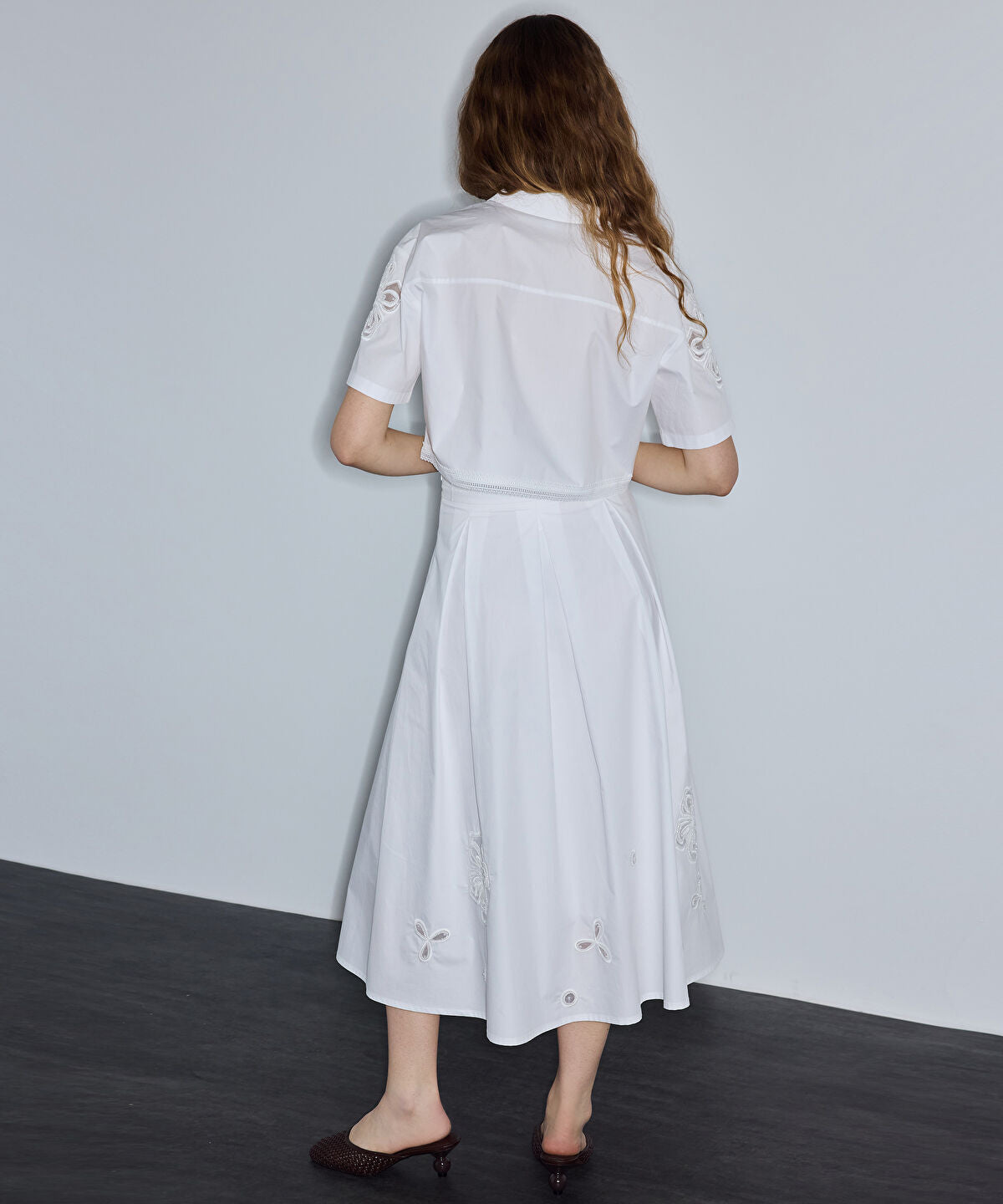 Embellished A-Line Skirt