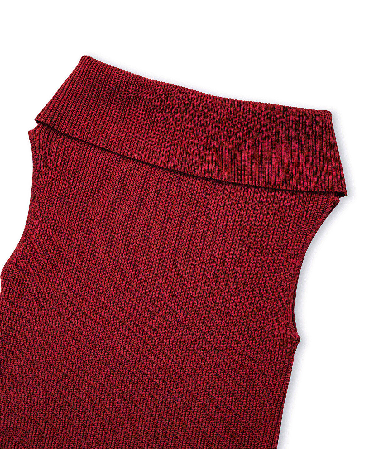 Zoomed Asymmetric Knit Skirt
