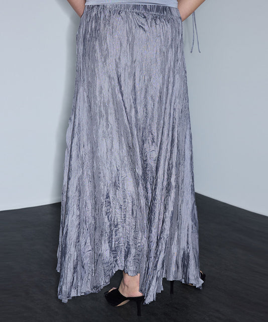 Metallic-Effect Skirt