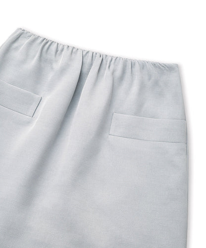 Elastic Waist Mini Skirt