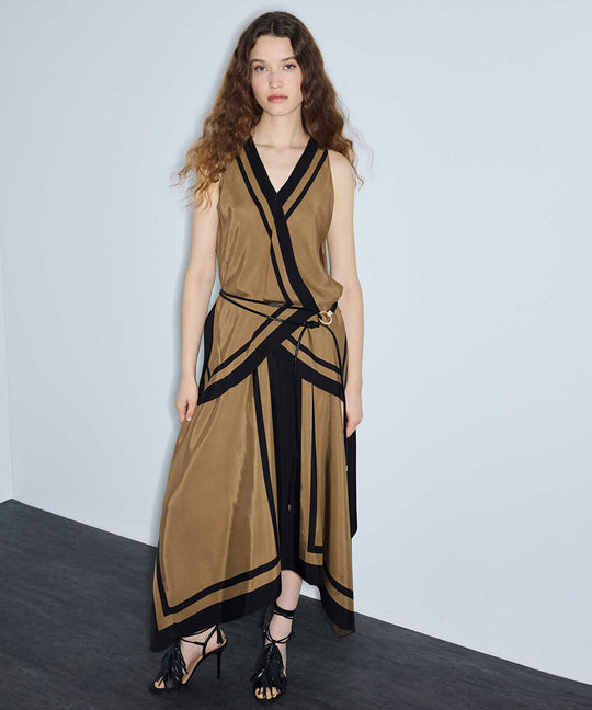 Asymmetric Midi Skirt