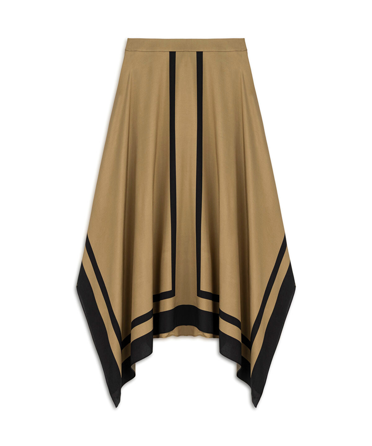 Zoomed Asymmetric Midi Skirt