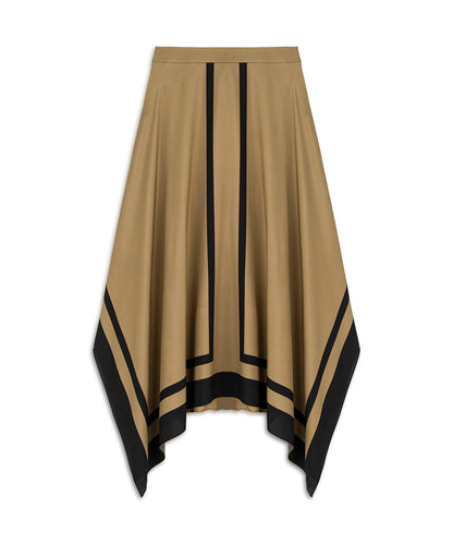 Asymmetric Midi Skirt