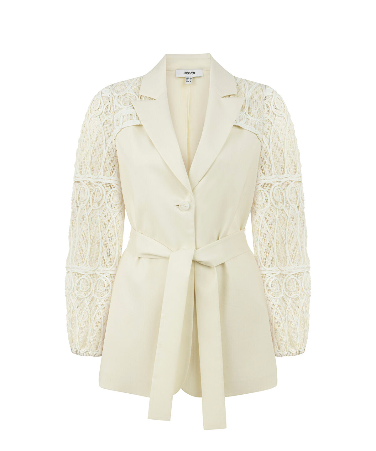 Embroidered Mixed Jacket