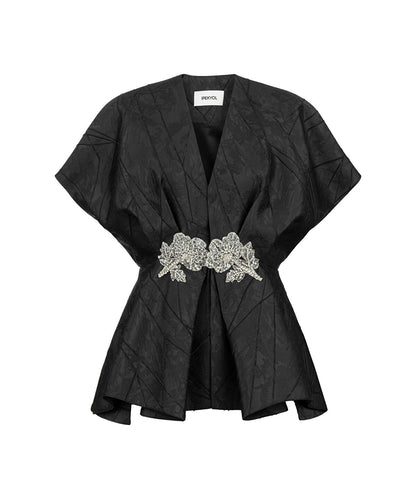Embellished Jacquard Jacket