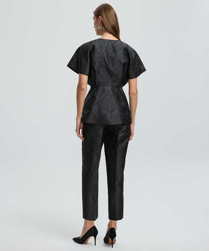 Embellished Jacquard Jacket