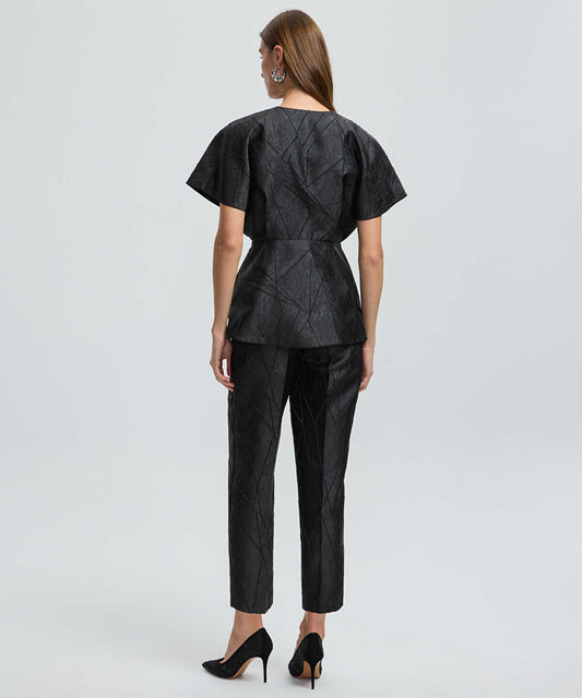 Embellished Jacquard Jacket