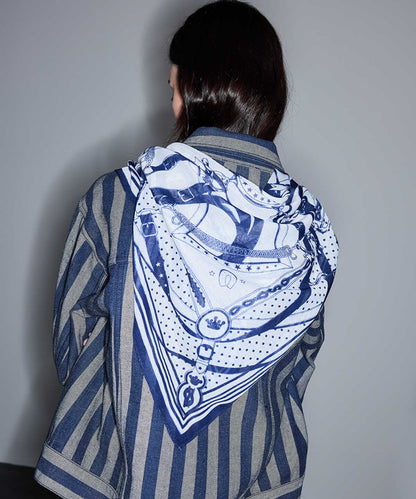 Striped Denim Jacket