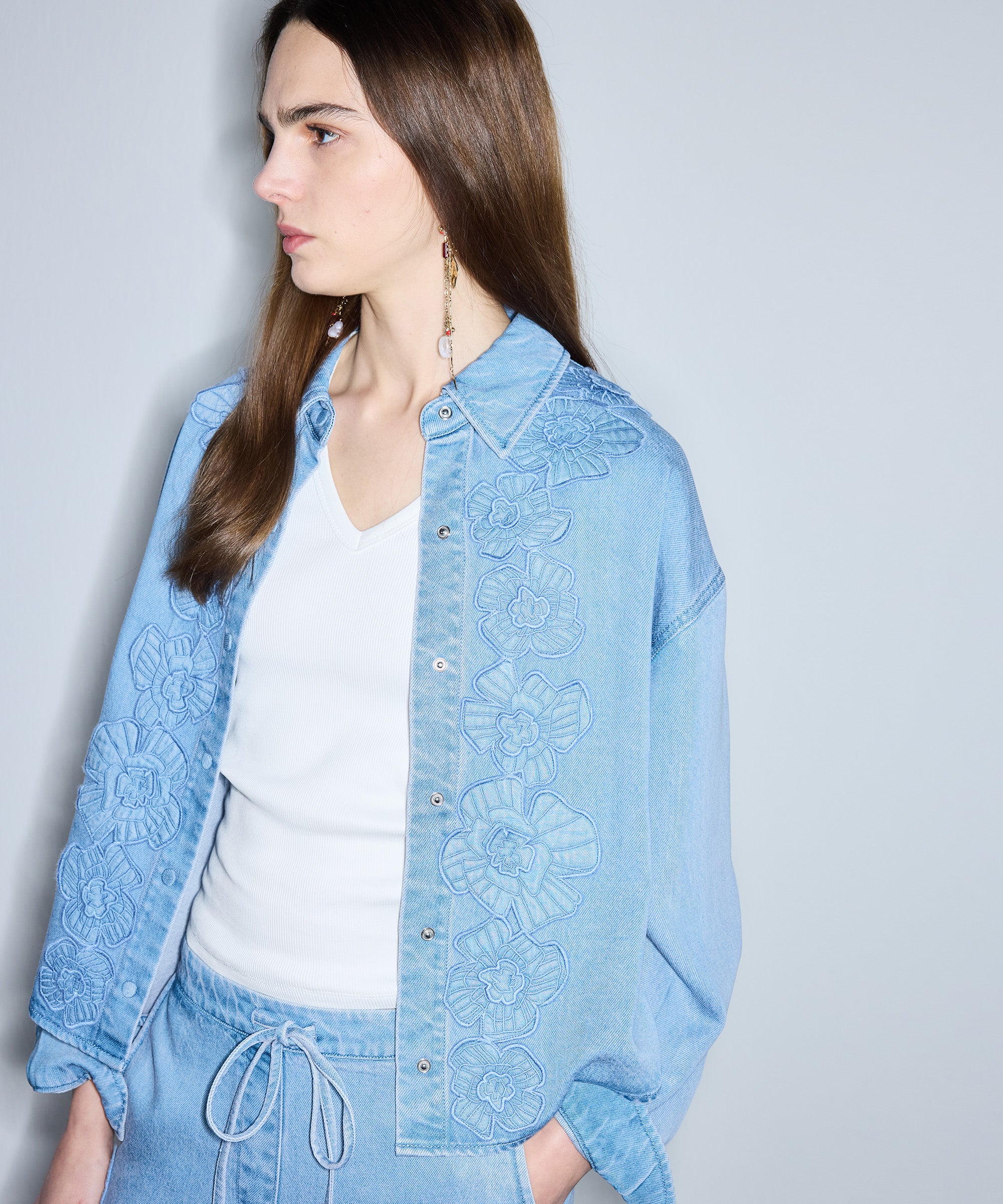 Floral Applique Jacket