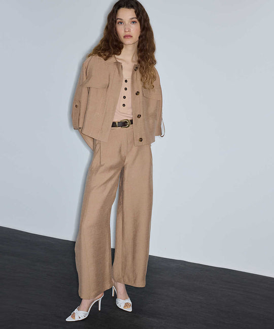 Balloon Hem Jacket